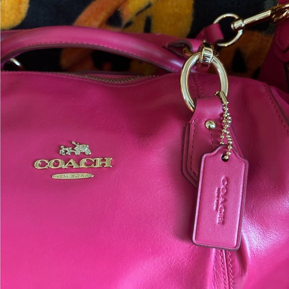 Coach Collette Leather Caryall Bag - Picture 3 of 11